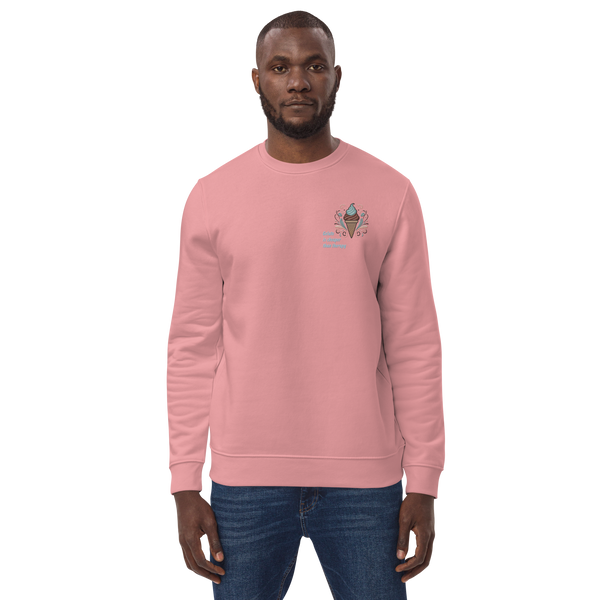 Sustainable Unisex Gelato-Themed Sweatshirt