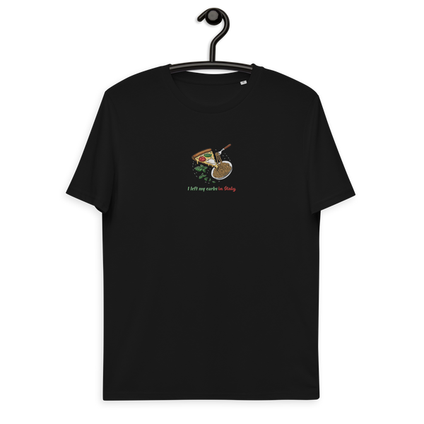 Eco-Friendly "Carbs in Italy" Cotton Tee