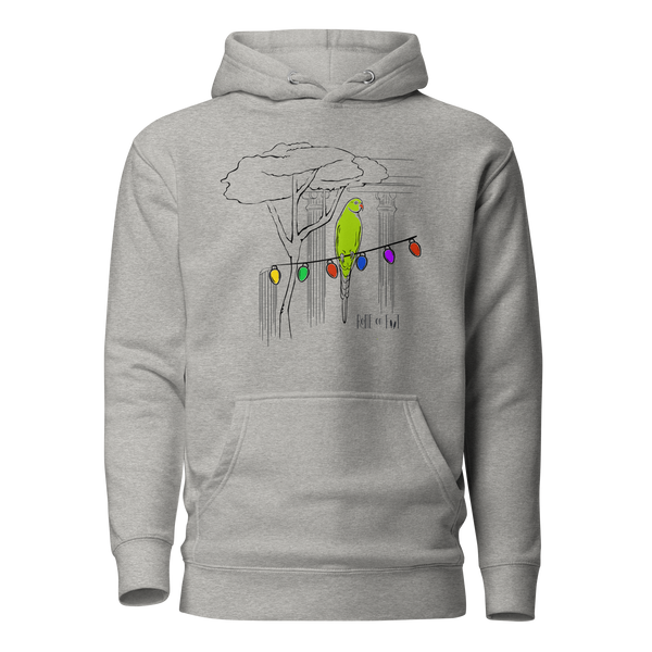 Ultra-Soft Parrots in Rome Holiday Hoodie with Chic Streetwear Design