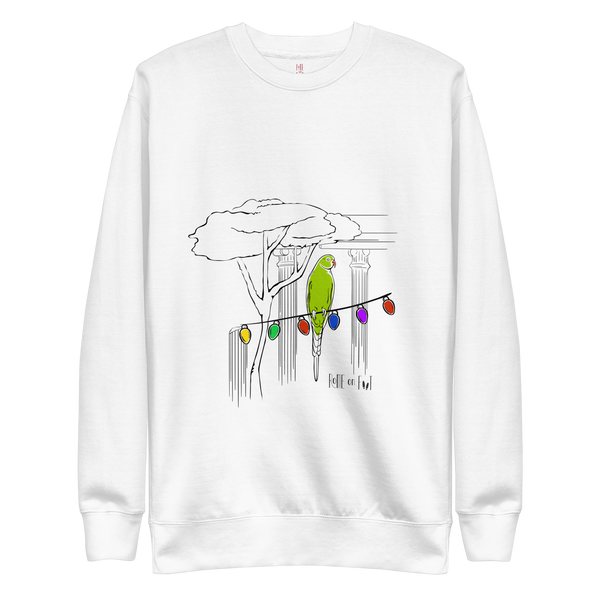 Unisex Premium Sweatshirt - Parrots in Rome Edition