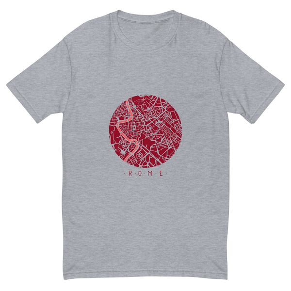 Men's Map of Rome Short Sleeve T-shirt