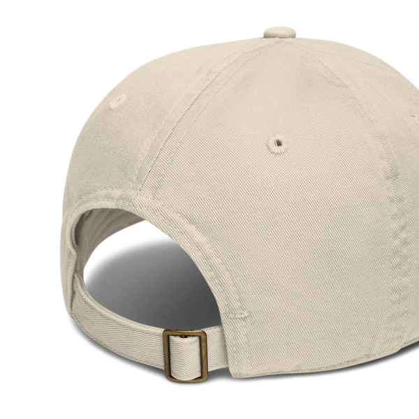 Organic Cotton Dad Hat with Embroidered Stone Pine