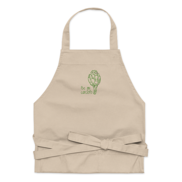 Be My Carciofo Embroidered Organic Cotton Apron