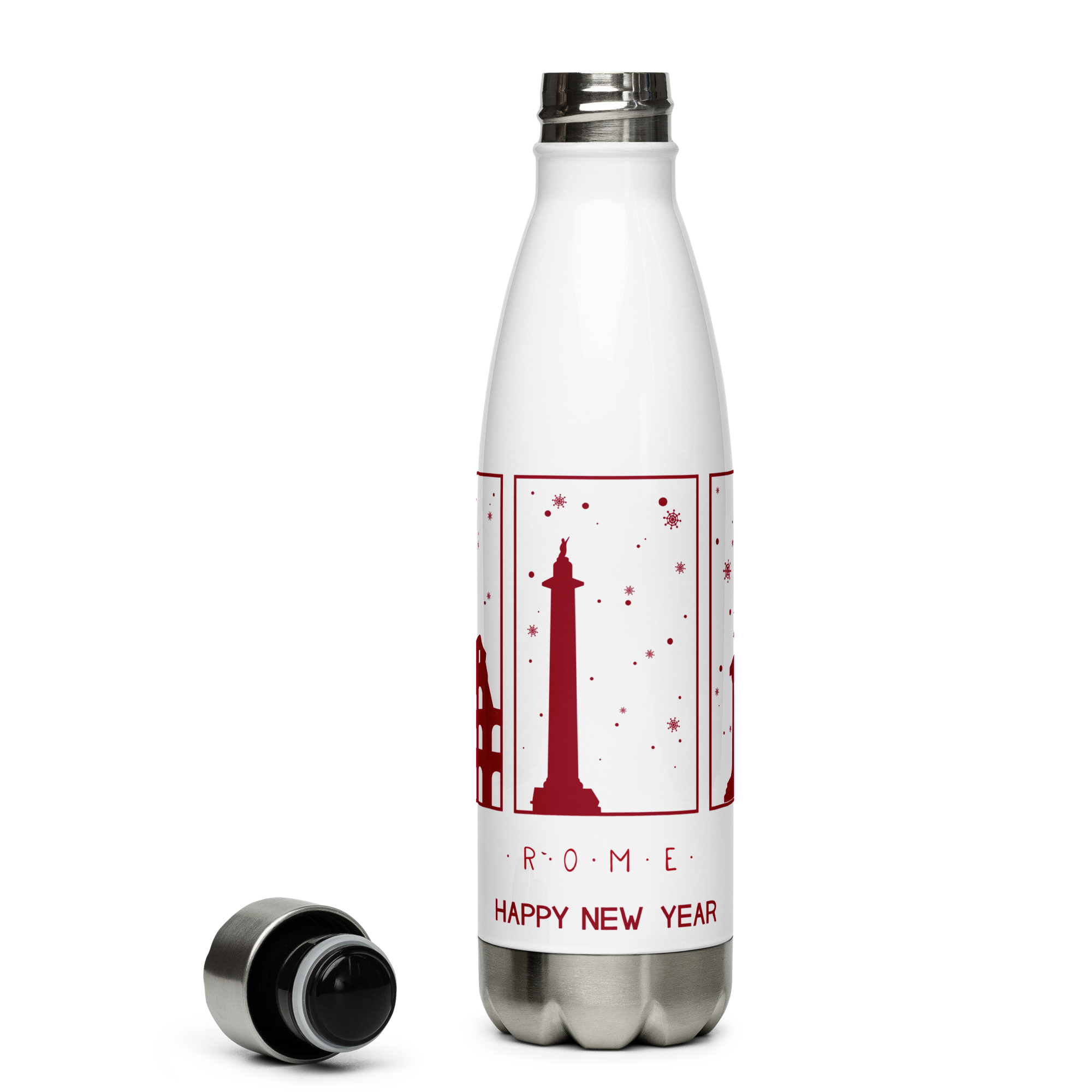 Happy New Year from Rome Stainless Steel Water Bottle